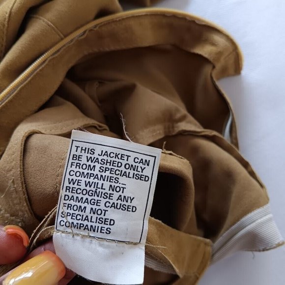 Womens Suede Dress sz 42 Made In Italy Halter Ruffle Open-Back Mini - Picture 8 of 13